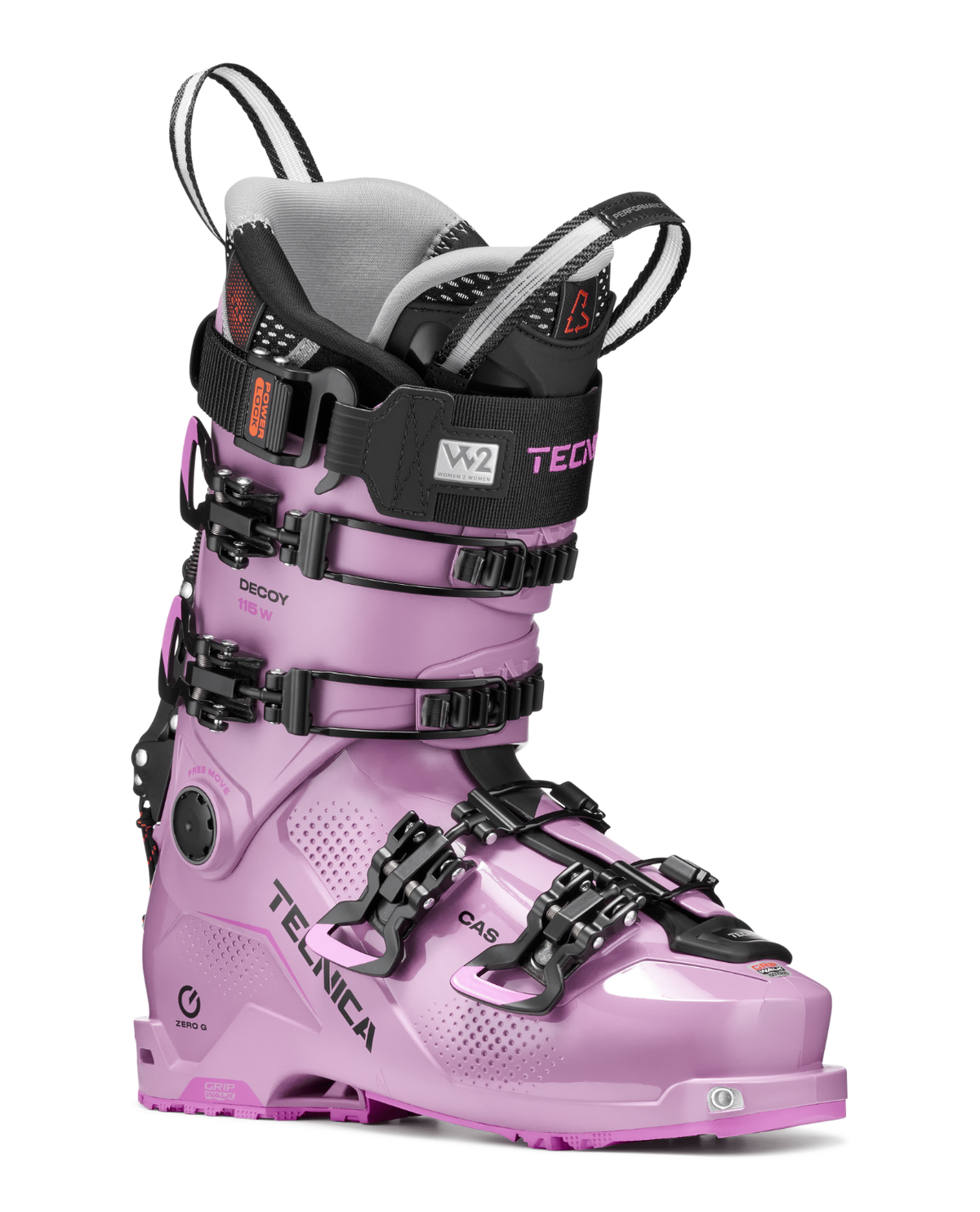 Tecnica Zero G Decoy 115 GW Women - Rosa alpinpjäxa för dam - Alpingaraget