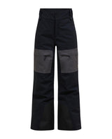 Peak Performance Gravity Insulated Pants Junior i svart och grått, ett par varma och slitstarka skidbyxor för unga skidåkare.