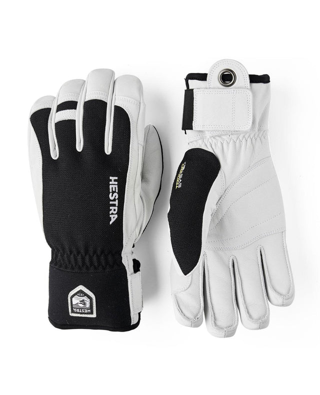 Hestra Army Leather Trigger 5 Finger - Svart skidhandske