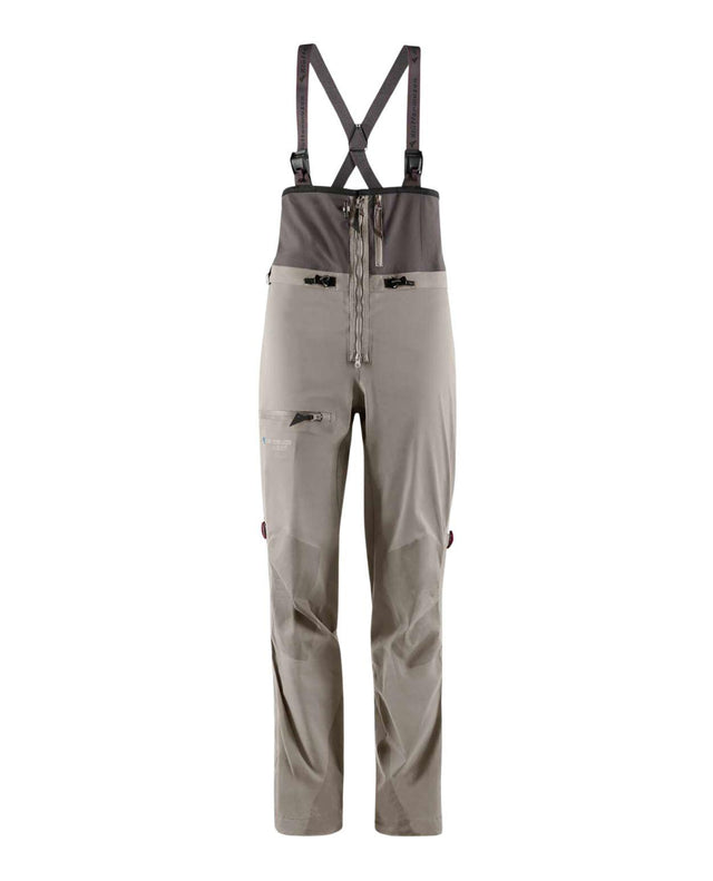 Klättermusen Skade 2.0 Salopette Women - Ridge Grey skidbyxor för dam
