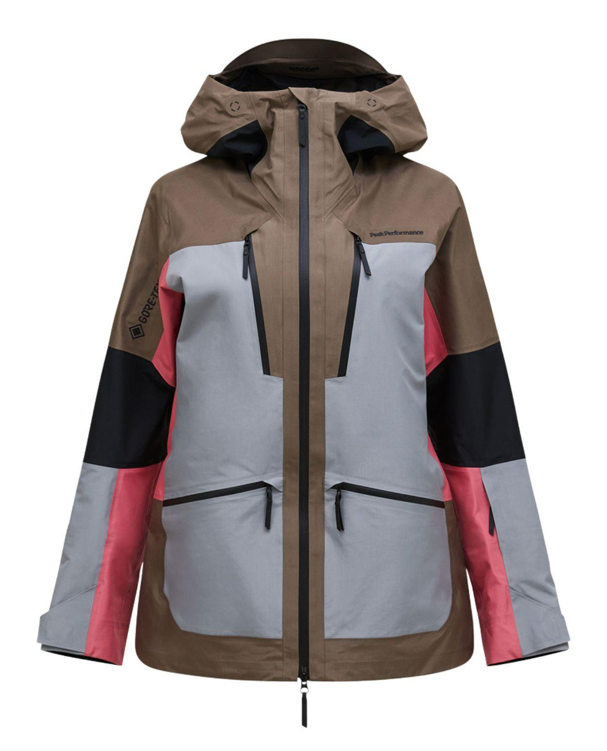 Peak Performance Vertical Gore-Tex Pro Jacket Women i färgen Terrain Tan/Lt Grey för dam