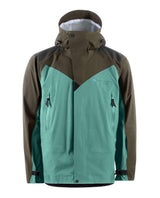 Klättermusen Svalinn Hood Jacket Men - Mineral Blue-Rosin Green skidjacka