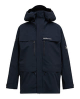 Peak Performance 40Y R&D Long Gore-Tex Shell Jacket Men i svart för alpina skidåkare.