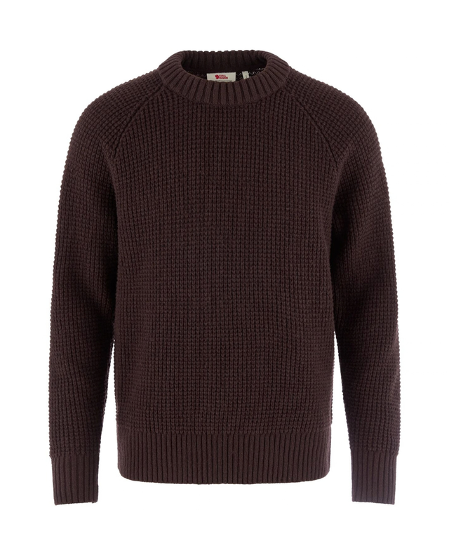 Fjällräven Övik Waffle Knit Men - Black Oak
