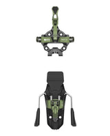 ATK Crest 10 Camo Green - Lätt topptursbindning i grönt och svart, 280g, för skidor 75-102mm - Alpingaraget