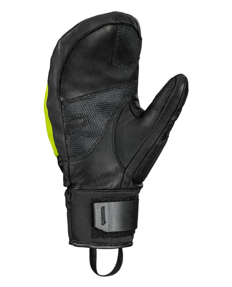 Leki WCR Pro Zero Mitt, en lättare racevante i läder med optimerat grepp för alpina tävlingsåkare.