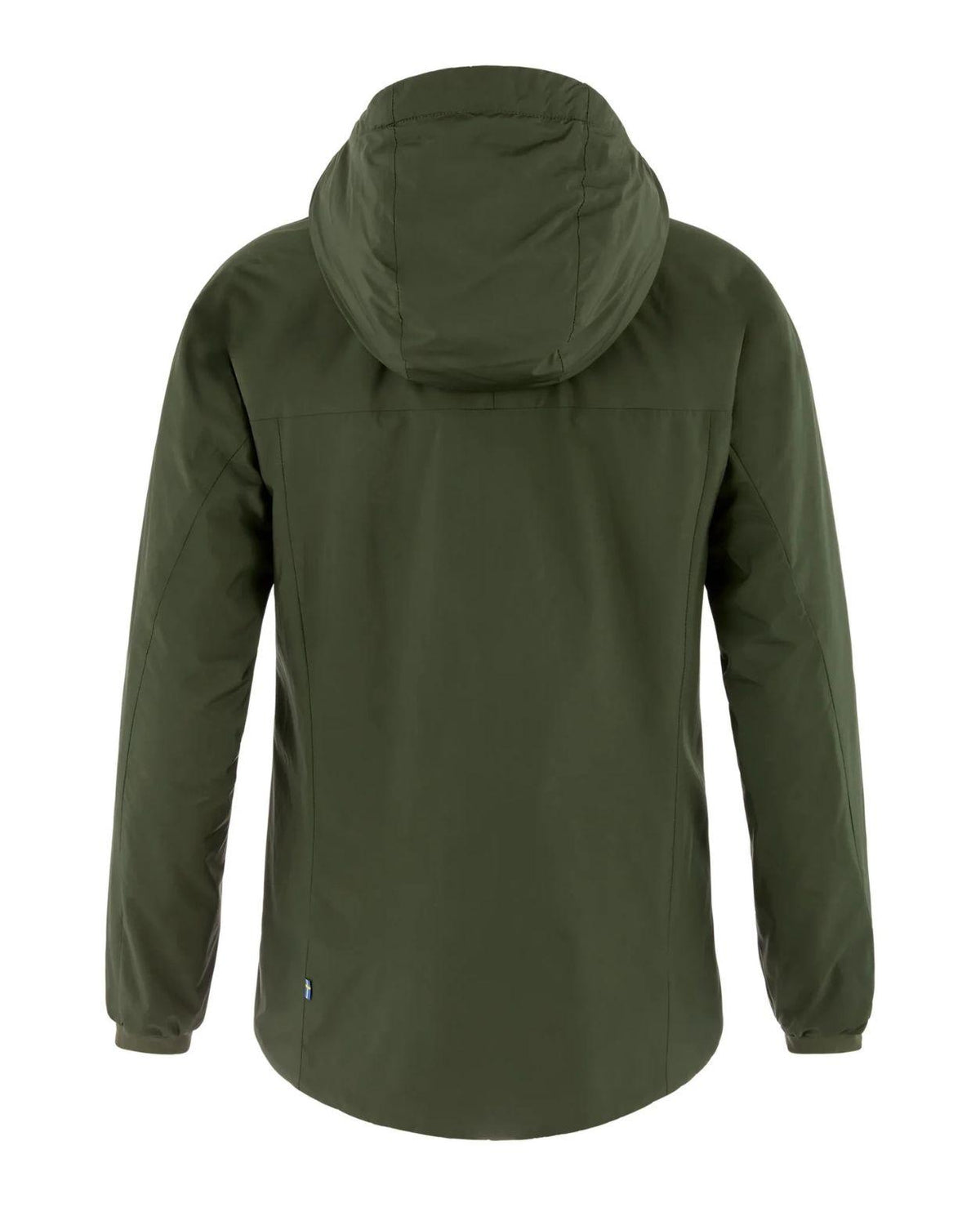 Fjällräven Bergtagen 60 Insulation Jacket Women i färgen Deep Forest-Black sett bakifrån.