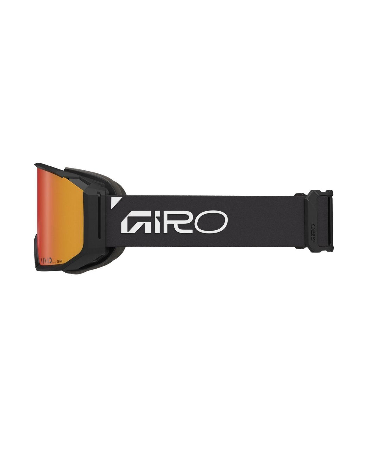 Giro Revolt Pro Black Wordmark - Svart skidglasögon med orange spegellins.
