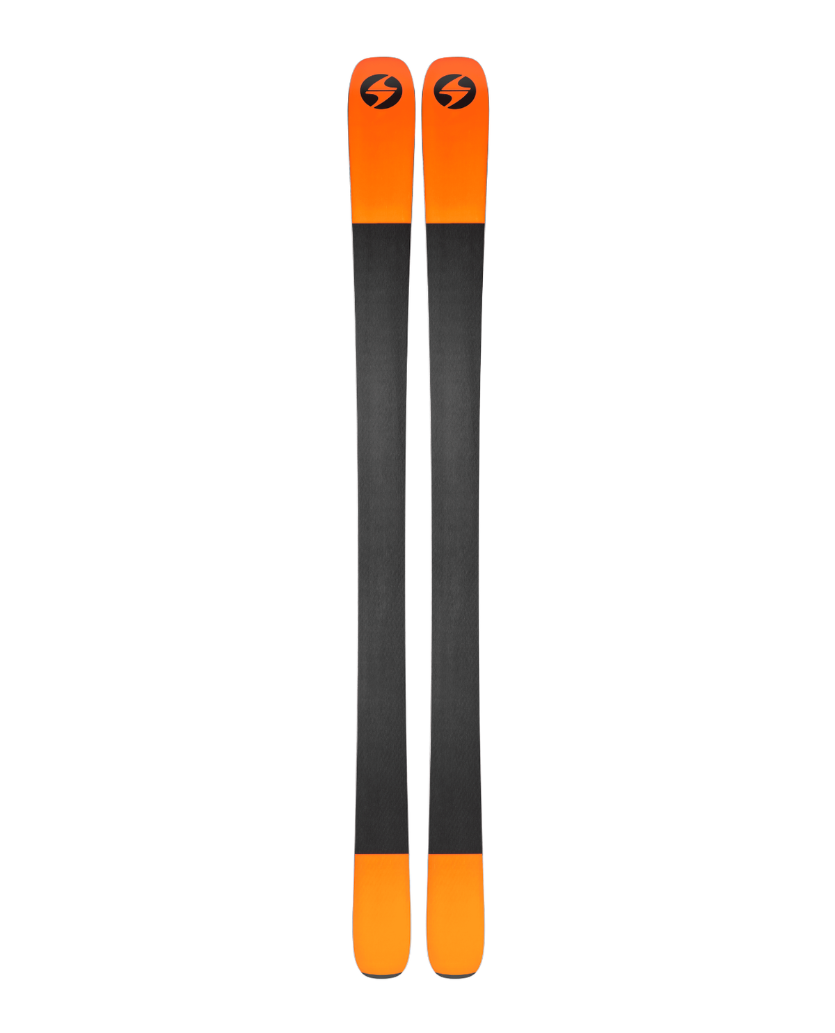 Blizzard Anomaly 94 allmountainskidor med orange topp och svarta detaljer för herr