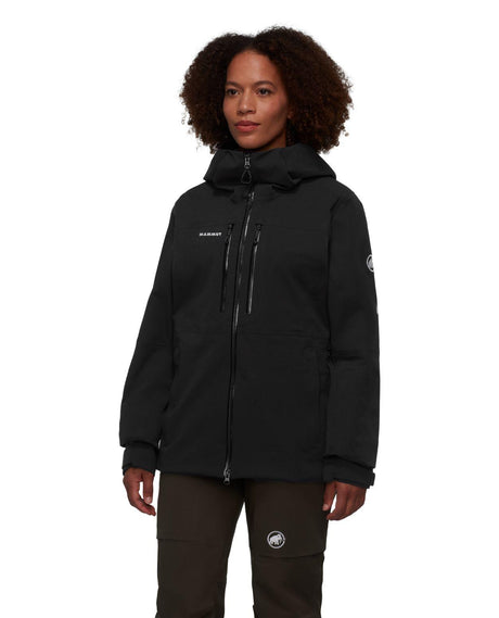 Mammut Stoney HS Hooded Jacket Women - Svart skidjacka för dam