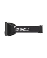 Giro Revolt Pro - Black Wordmark skidglasögon i svart design sett från sidan mot vit bakgrund - Alpingaraget