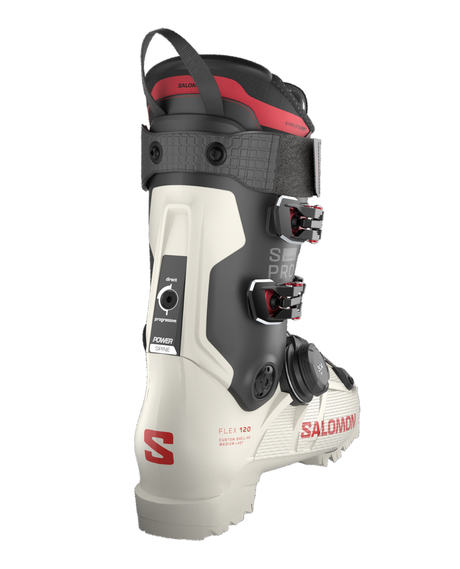 Salomon S/Pro Supra S BOA 120 - Grå alpina pjäxor för herrar