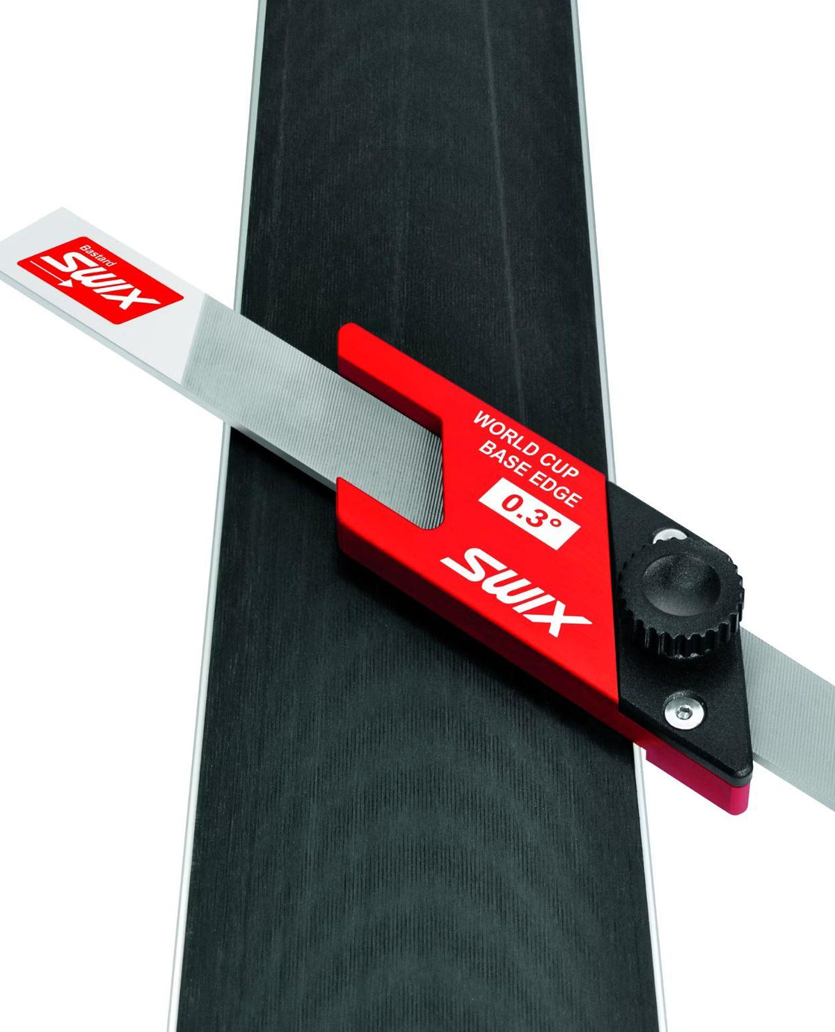 Swix World Cup Base Edge Beveling Tool 0.3 används på skidan för exakt kantbearbetning - Skidtillbehör - Alpingaraget