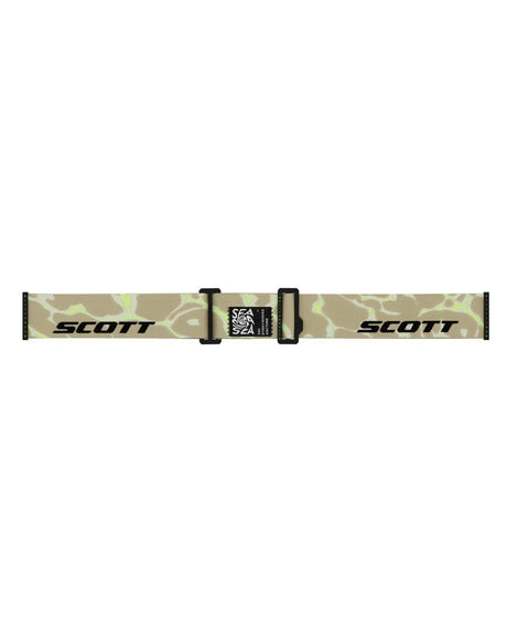 Scott Goggle Neo LS skidglasögon med mönstrat band i Mojave Beige för utförsåkning.