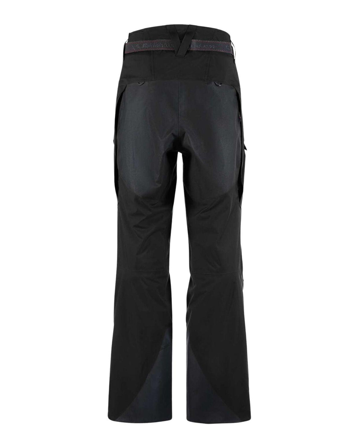 Klättermusen Meile Pants Men i svart färg, visad bakifrån.