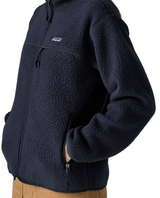 Patagonia Retro Pile Jacket Women - Sunken Blue damjacka i mjuk fleecematerial med dragkedja och bröstficka.