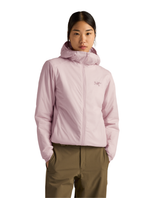 Arc'teryx Atom Hoody dam i färg alpine rose, en teknisk och värmande jacka för alpina äventyr.