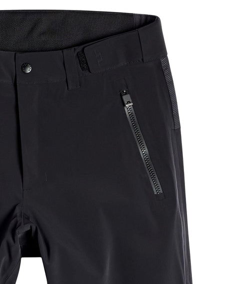 J.Lindeberg Whitman Pant Men - Svart skidbyxa med fokus på midja och dragkedja