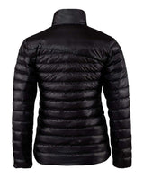 Klättermusen Lopt Zip Jacket Women Raven – Svart damjacka bakifrån