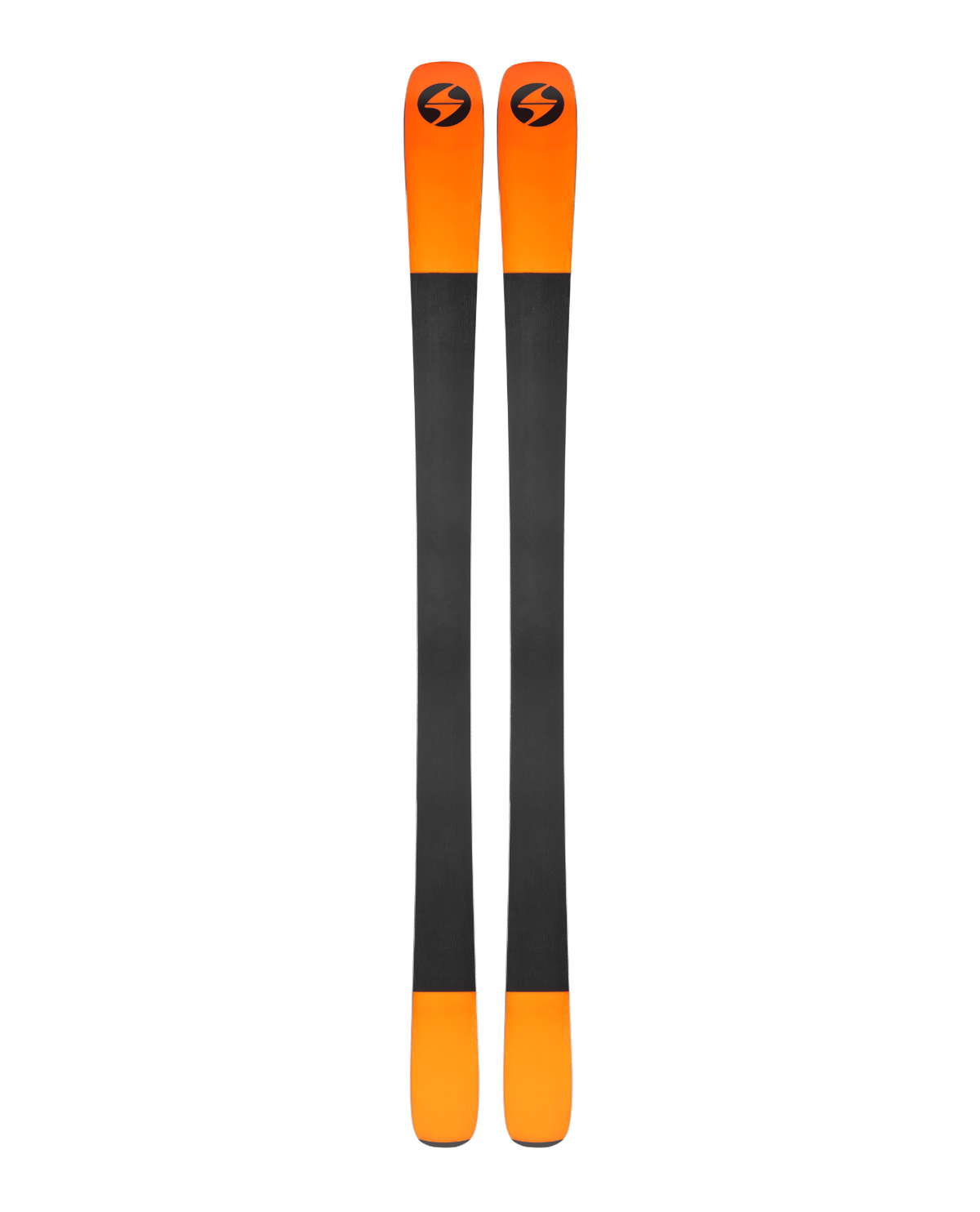 Blizzard Black Pearl 84 damallmountainskidor med orange och svart design från Alpingaraget