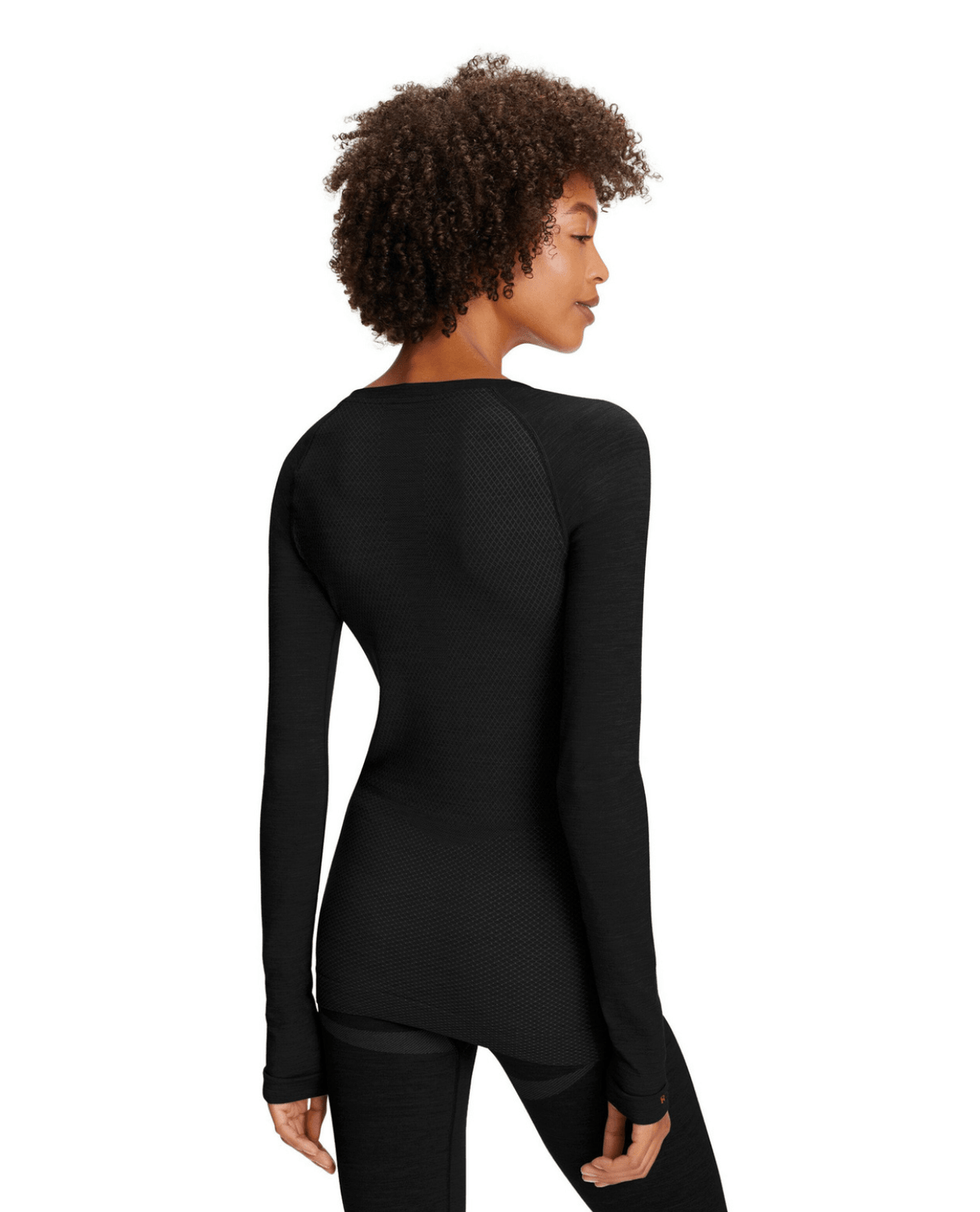 FALKE Women Long - sleeve shirt Wool - Tech Light - Black - Underställ - Alpingaraget