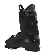Lange Shadow 100 MV GW svart alpinpjäxa från sidan med GripWalk-sula och stötdämpande konstruktion.