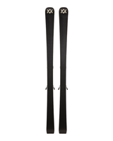 Völkl Peregrine V-WERKS + Lowride 13 FR allmountainskidor med synlig kolfiberstruktur framifrån.