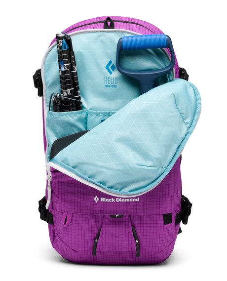 Black Diamond Helio 22 Backpack Piton Purple - Toppturssäck för skidåkning