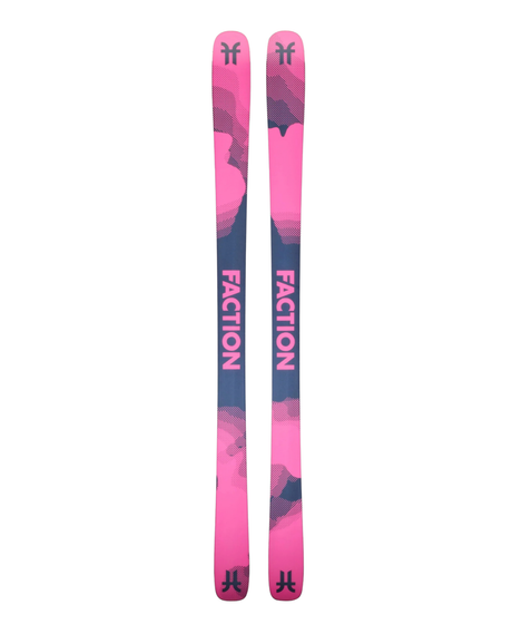 Faction Prodigy 1 26/27 allmountainskidor i rosa och mörkblå design – Alpingaraget