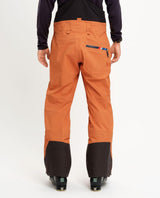 Elevenate Bec de Rosses XI Pants Men - Orange Apricot skidor byxa bakifrån med Gore-Tex