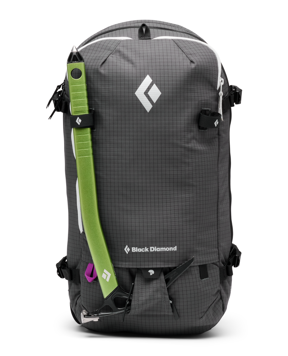 Black Diamond Helio 22 Backpack - Svart ryggsäck för topptur med fäst isyxa