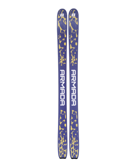 Armada ANTIMATTER 100 Women allmountainskidor med flerfärgad design och vit logotyp från Alpingaraget