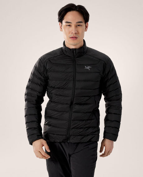 Arc'teryx Cerium Jacket Men - Svart dunfärgad mellanlagerjacka för herrar