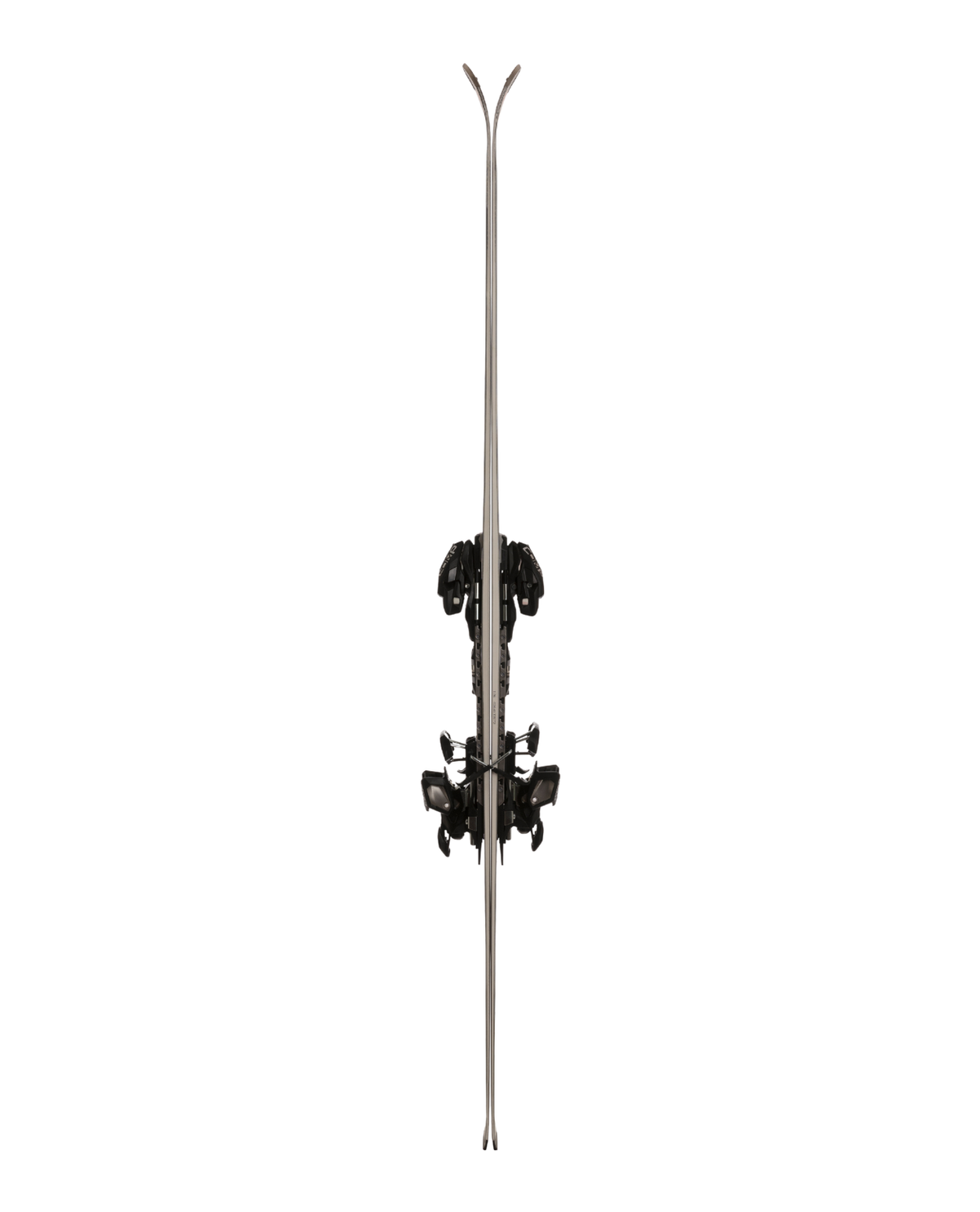 Völkl Peregrine 76 MASTER + Comp 12 GW pistskida med förmonterad bindning visad framifrån mot vit bakgrund.