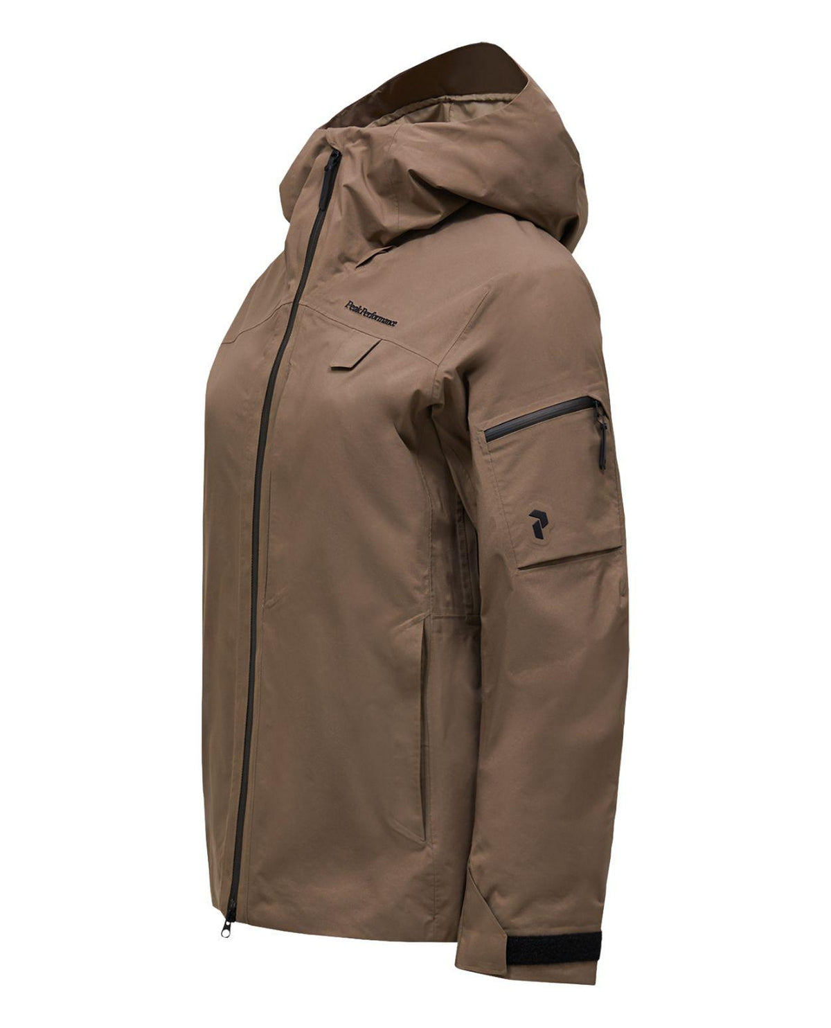 Peak Performance Alpine Gore-Tex Insulated Jacket Women Terrain Tan skidjacka för damer i brun färg.