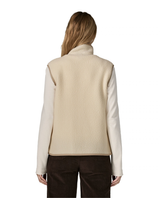 Patagonia Retro Pile Vest Women - Natural Beige bakifrån