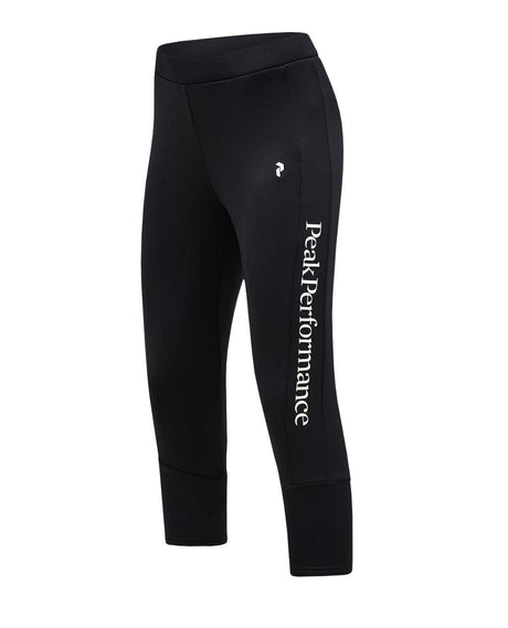 Peak Performance Rider Essentials Pants Women - Svart skidbyxa för dam med stor vit logotyp på benet