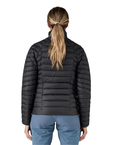 Patagonia Down Sweater Women - Svart duntröja för dam bakifrån