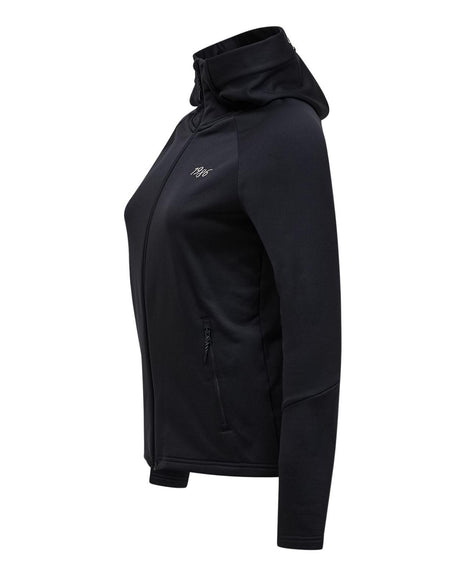 Peak Performance 40Y Rider Zip Hood Women i svart - Mellanlager - Alpingaraget
