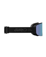 Giro Axis - Black Stacked skidglasögon med svart band och spegellins för alpina skidåkare Alpingaraget