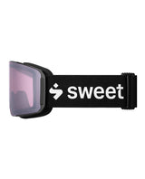 Sweet Protection Boondock II M RIG Reflect skidglasögon i svart med rosa RIG Malaia-lins i profil.