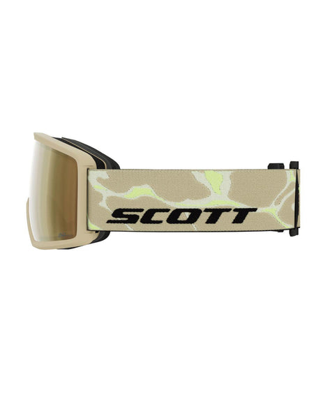 Scott Goggle Neo LS skidglasögon i Mojave Beige med Cinnamon Chrome-lins från Alpingaraget.