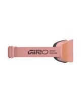 Giro Axis Petal Stacked skidglasögon med rosa band och spegellins för alpina skidåkare från Alpingaraget