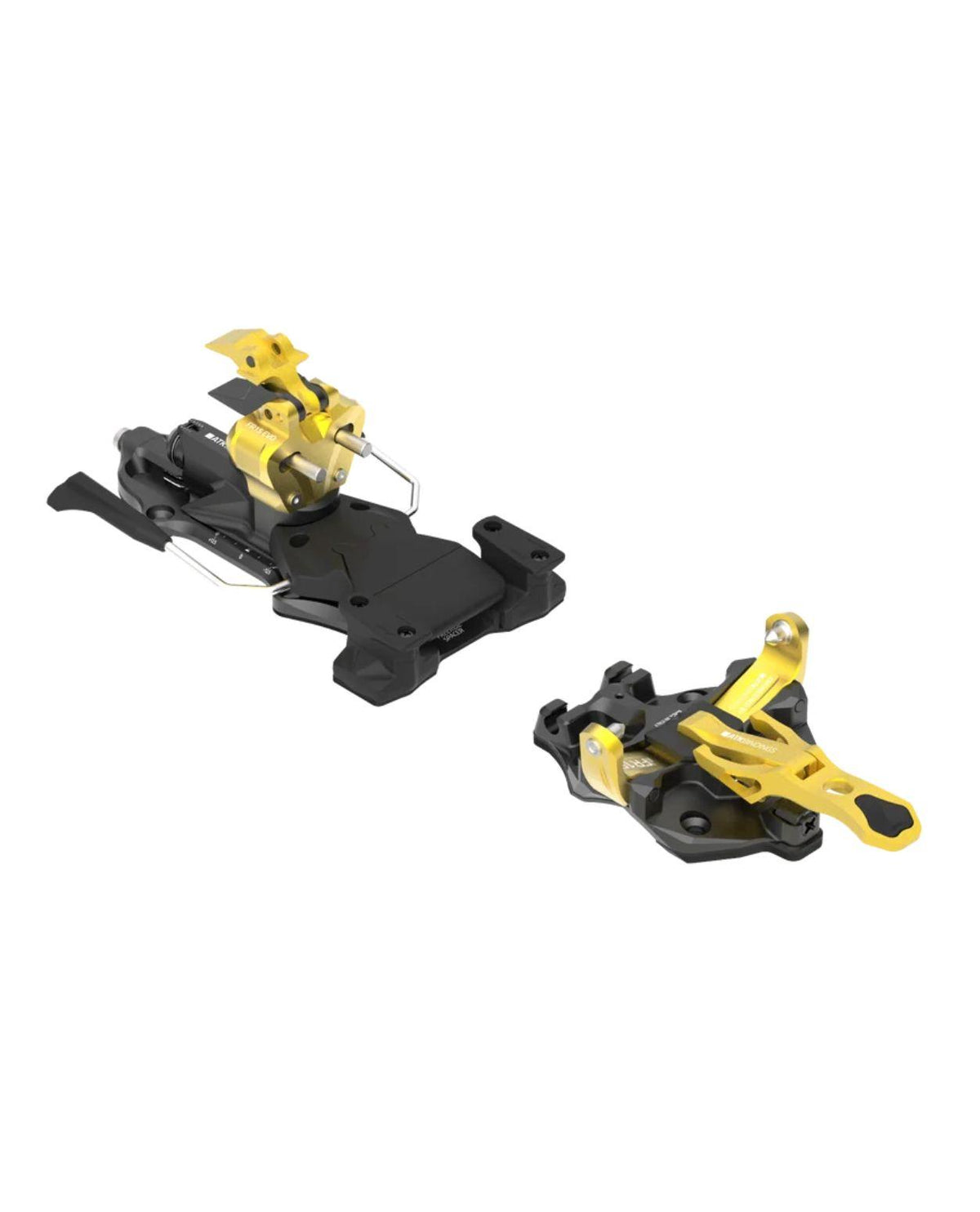 ATK Freeraider 15 EVO - Gold topptursbindningar i guld och svart med en vikt på 380 g, avsedda för bredare Freeride-skidor från 95 mm.