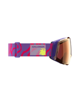 Salomon Skarn Prime Sigma - Ultra Violet skidglasögon i lila design med mönstrat band från Alpingaraget
