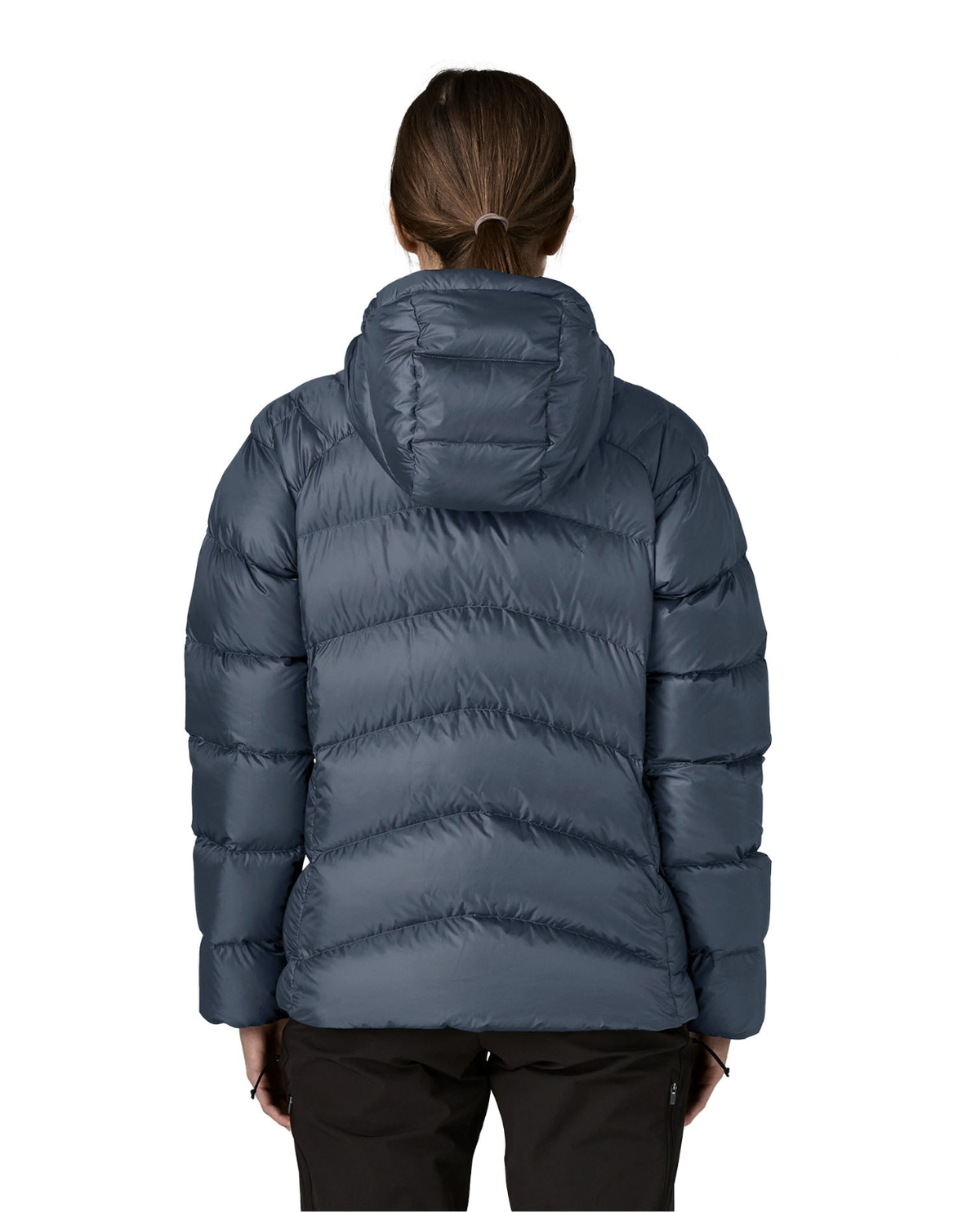 Patagonia Fitz Roy Down Hoody Dam - Summit Blue bakifrån