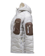 Peak Performance Helium Utility Down Hood Jacket Men - Antarctica/Terrain Tan