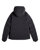 J.Lindeberg Thornton Down Jacket Men - Svart skidjacka visad bakifrån med huva.