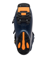 Lange Shadow 95 LV GW dammognad alpinpjäxa visad underifrån med förmonterade GripWalk-sulor och mörkblått skal.