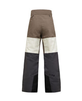 Peak Performance Gravity Insulated Pants Junior i färgerna Terrain Tan och Sand Fog sett bakifrån.
